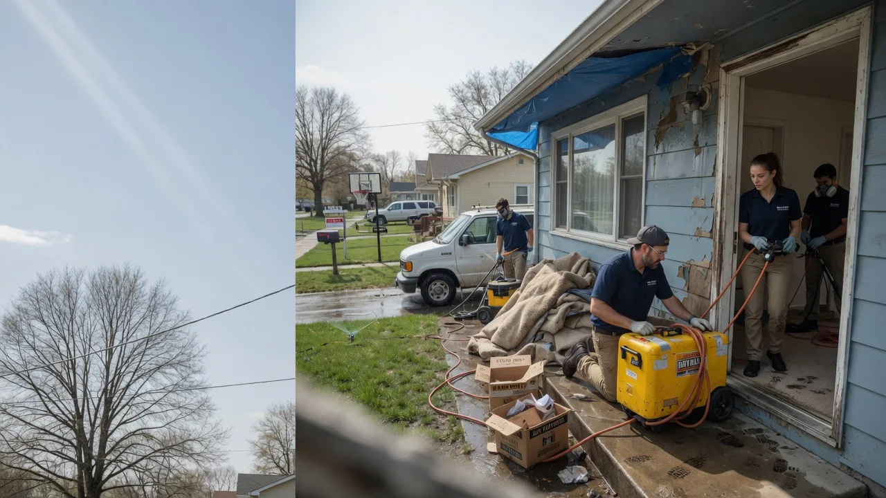 Basement Flood Cleanup in Bunch, OK near me